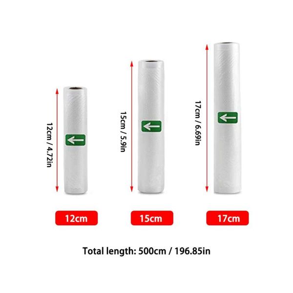 

food savers & storage containers kitchen vacuum bag bags for packaging rolls 12/15/17*500cm