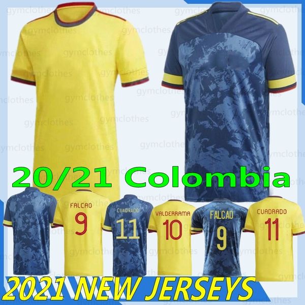 

20/21 thai soccer jersey copa america quality rodriguez falcao cuadrado sanchez 23 zapata 9 lerma 16 cuadrado 10 child football shirts s-xxl, Black;yellow
