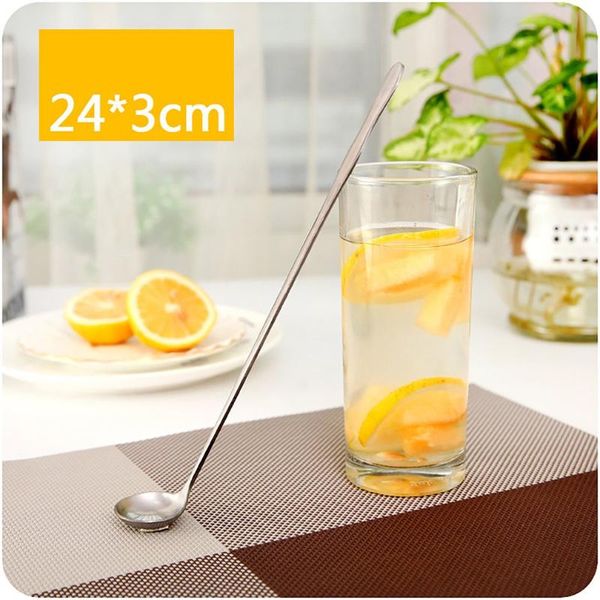 

stainless steel cocktail stirrer long-handled bar stirring spoons
