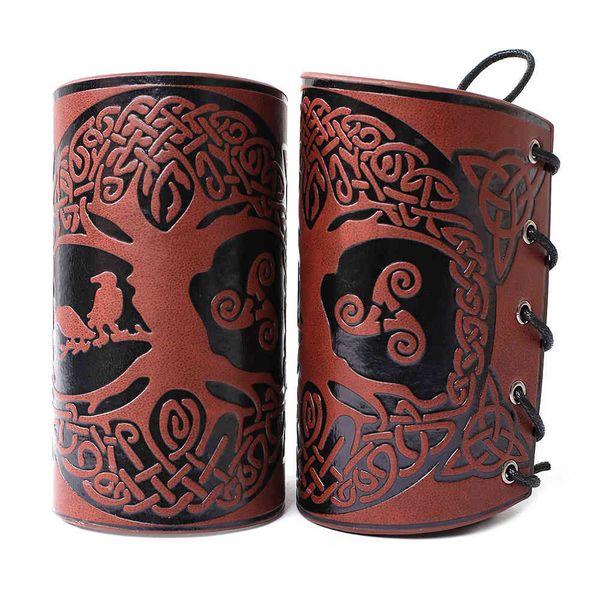 

chino riding popular animal crow sheep head design pu leather men's wristband, Golden;silver