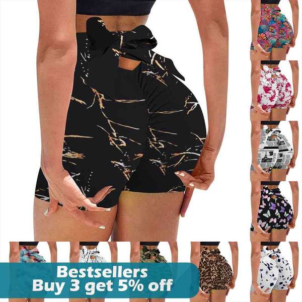 

bow leggings sport women fitness workout leggings fitness sports seamless tie dye pink short athletic pants deportivo, Black