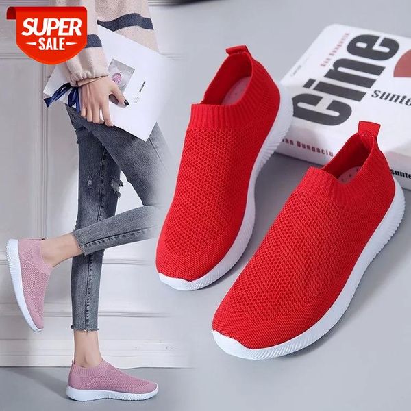 

women shoes new mesh women's shoes breathable knit ladies mix colors sneakers soft platform slip on loafers #xg2w