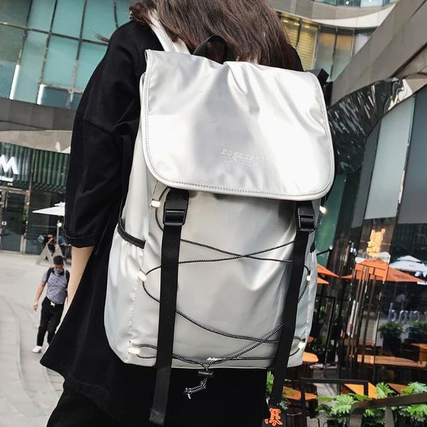 

backpack school bag male student shoulders large capacity couple fashion cool female college teen computer mochila