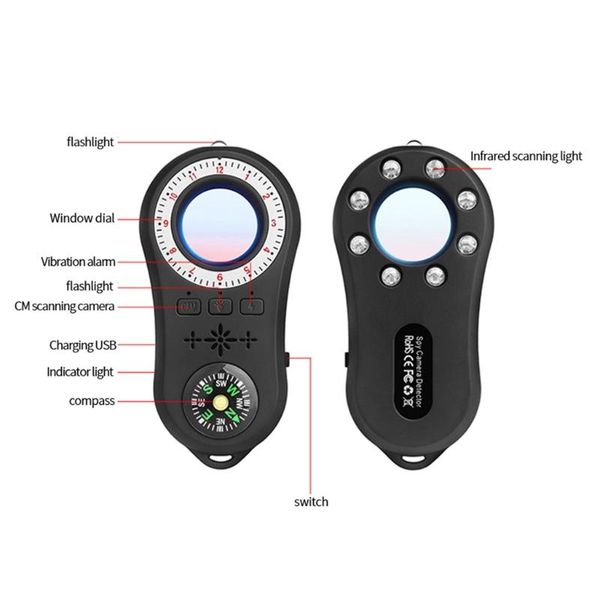 

smart home control anti candid camera bug detector gps tracker finder anti- infrared scanner security privacy protector