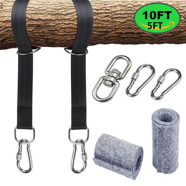 

tree mount hanging strap playground entertainment swing rope bandage carabiner hammock attachment heavy duty accessories u3