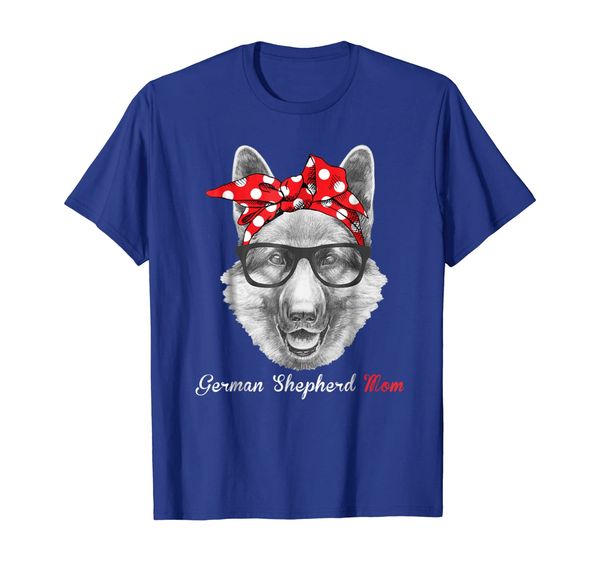 

german shepherd mom shirt for gsd dog lover-mothers day gift, White;black