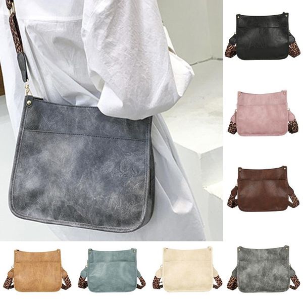 

outdoor bags women's shoulder leopard guitar strap crossbody purse bucket cross-body shopping casual messenger luxury