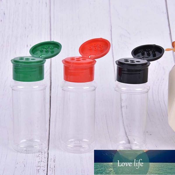 

spice tools 5pcs 100ml plastic spice salt pepper shakers seasoning jar bbq condiment vinegar bottle