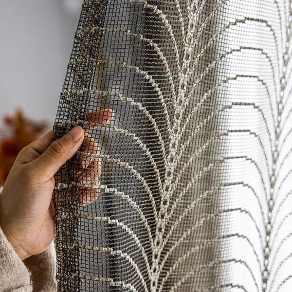 

curtain & drapes sheer lace curtains for living room moroccan tile trellis design romantic hollow-out fishing net parlor window draperies