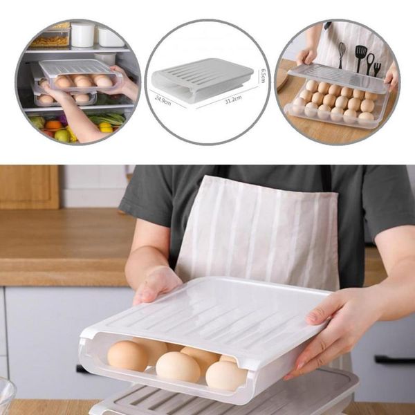 

storage bottles & jars safe practical transparent eggs organizer eco-friendly reusable household