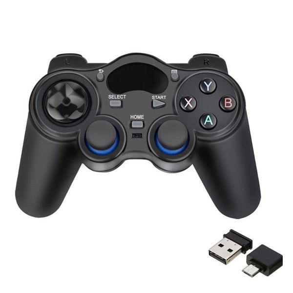 

otg 2.4g wireless game controller joystick gamepad with usb receiver for ps3 android tv box raspberry pi4 retropie