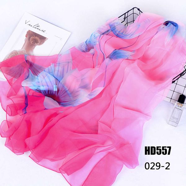 

silk scarf with chiffon new sunshade beach towel summer sunscreen shawl tung stone, Blue;black