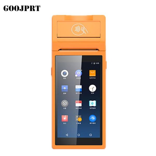 

printers android 6.0 pda mini receipt printer 58mm gps handheld terminal nfc bluetooth wifi 4g camera support otg