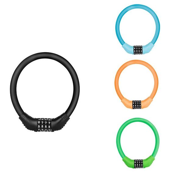 

bike locks digital bicycle chain lock mountain portable security anti-theft cable code password