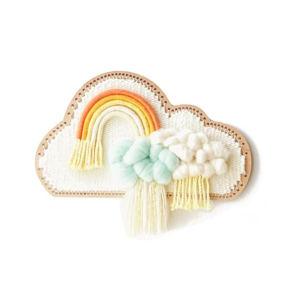 

tapestries soft and lovely cloud tapestry bedroom background wall woven pendant