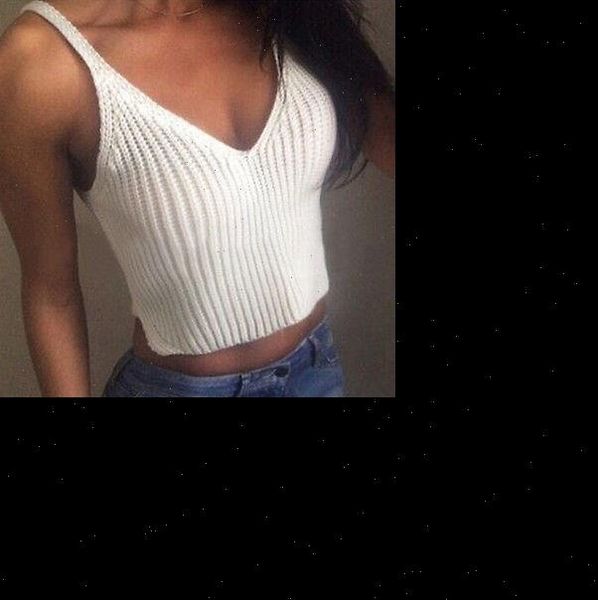 

women crochet bralette knit lace bra boho beach halter crop cami tank drop shipping, White