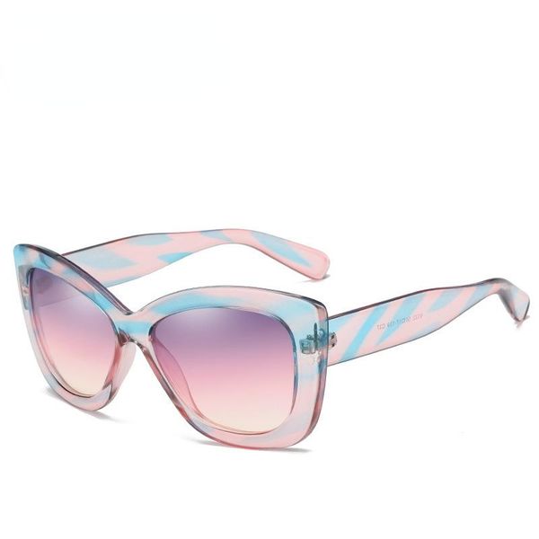 

outdoor eyewear transparent sunglasses 9022 european and american fashion big frame ladies sunglasses, personality retro trend