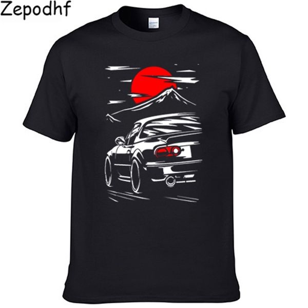 Мужская футболка в стиле Япония Mazda MX-5 Miata Fuse Funct