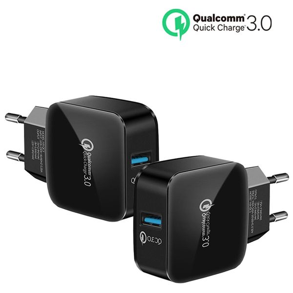 

qc 3.0 us eu adaptive fast charging home travel wall charger plug cable usb cables for samsung galaxy