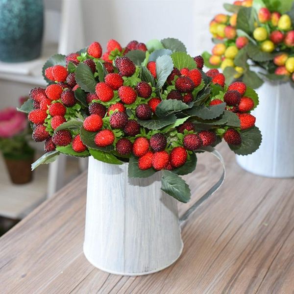 

decorative flowers & wreaths norse forest small strawberry imitation raspberry wild blackberry prune plant fruit tree branch