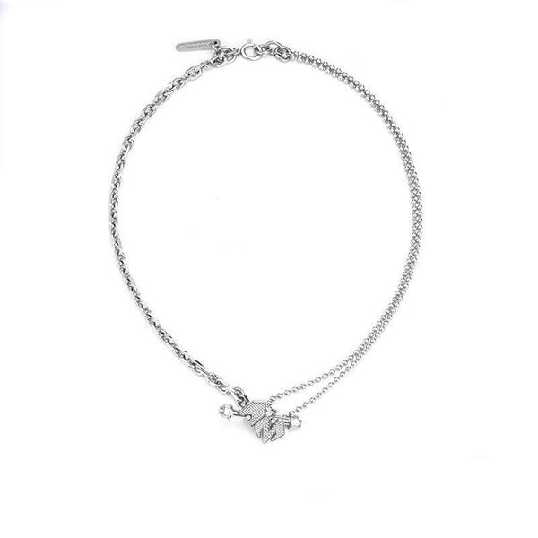 

chains astar havennecklace hip hop men's pendant fashion couple women, Silver