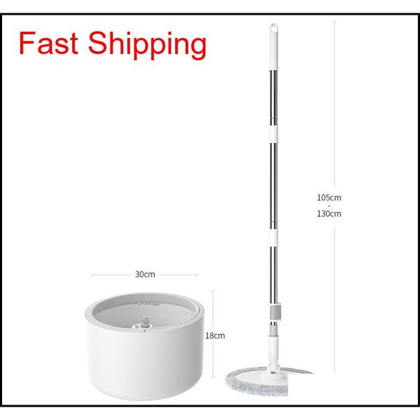 

magic microfiber mop with round bucket adjustable handle household sweeper tile cleaner carton flow system 360 jllhos xhhair