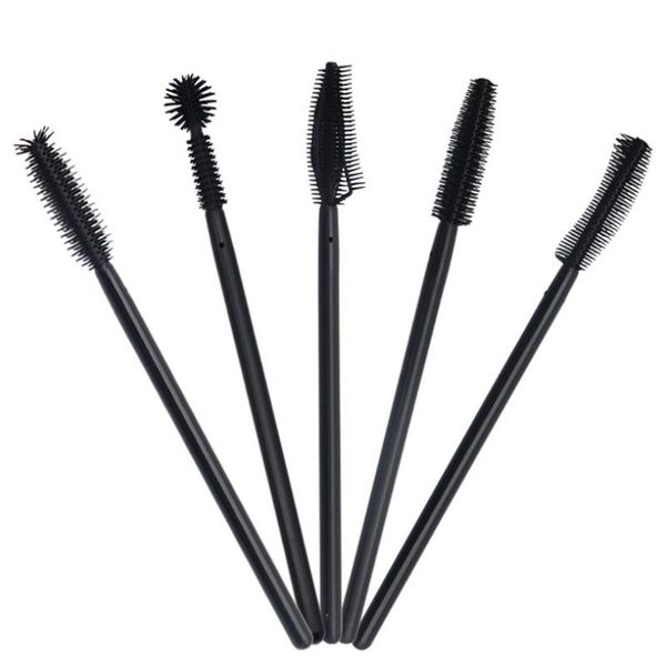 

makeup brushes 50 sticks butterfly type eyelash brush eye lash black disposable mascara wand spoolies