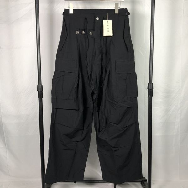 

2021 new fw overalls men women 1:1 high-quality joggers cargo pants streetwear kapital sweatpants trousers iwgr, Black