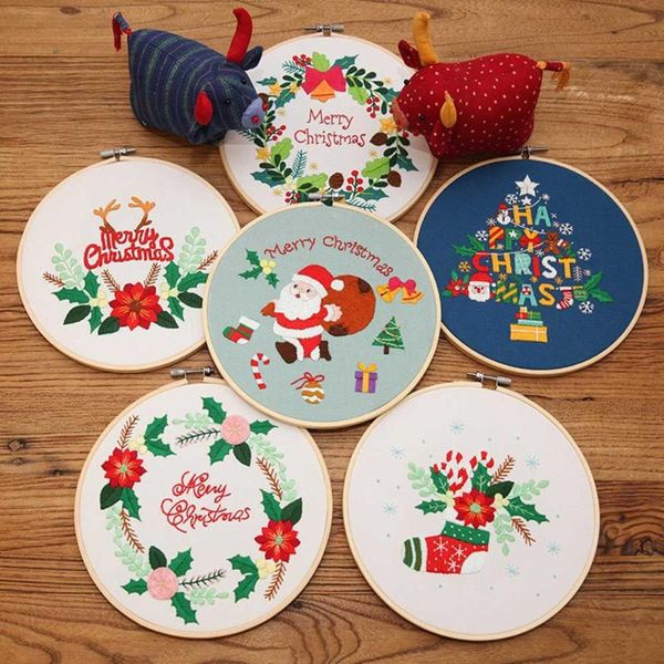 

other arts and crafts ornament sewing accessories needle thread handmade embroidery hoop cross stitch kit punch flower