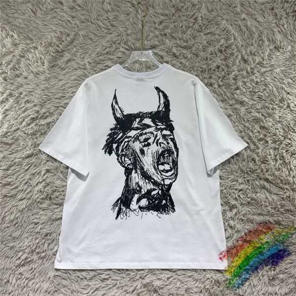 

2021 new ski mask the slump god revenge t shirts men women 1:1 xxxtentacion tees short sleeve t-shirt xgsh, White;black