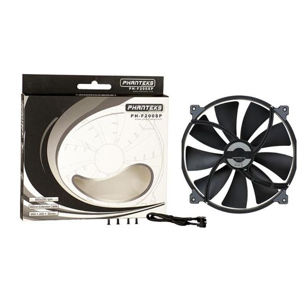 

20cm pc case cooling fans ph-f200sp 12v 0.25a 17.52cfm computer chassis cpu cooler fan 25dblow noise heatsink radiator