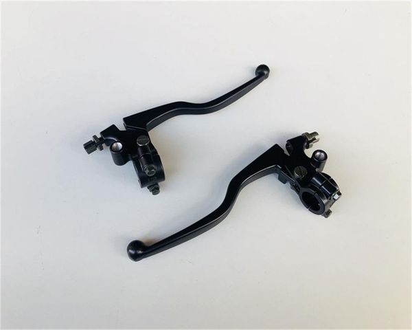 

handlebars aluminum lever left 7/8 inch handlebar clutch for pit dirt bike motorcycle atv with standard 22mm brake handle