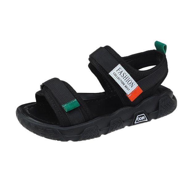 

sandals casual women's fashion simple trend all-match vamp summer open-toed slippers 2021, Black