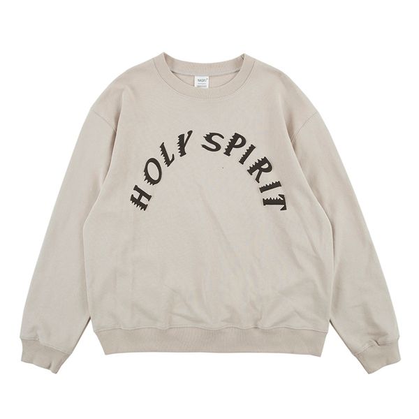 

men's hoodies & sweatshirts kanye west spirit holy the neck hoodeis man and woman streetwear loose casual sweatshirt harajuku oversize, Black
