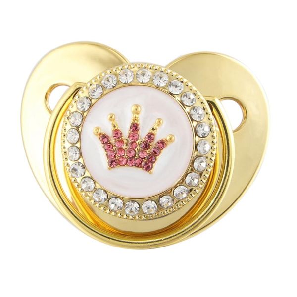 

pacifiers# luxury transparent crown diamond baby bling pacifier registry gift soother born shower