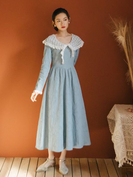 

dressed new spring frenc female waist slimming interior temperament mid-length dress feminine fashion fairy di92, Black;gray