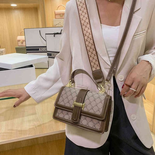 

fashion bag handbag direct advanced soft leather small square versatile one shou