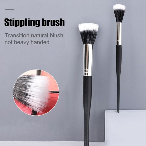 

makeup brushes multifunction stippling blush highlight brush cosmetic contour sculpt tools professional natural make up