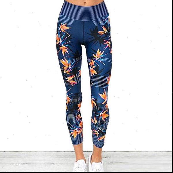 

2021 new women high waist sports gym running fitness zohra leggings pants athletic trouser leggins leaf, Black