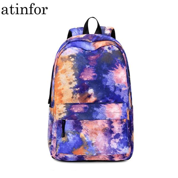 

backpack atinfor brand printing waterproof women school bag female daily lapbagpack for teen girls