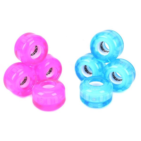 

4pcs skateboard wheels sell double rocker wheels 55mm*35mm pu downspeed sliding