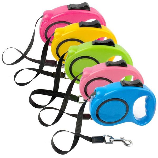 

3m dog leash retractable flexible puppy cat traction rope belt for small medium dogs pet products