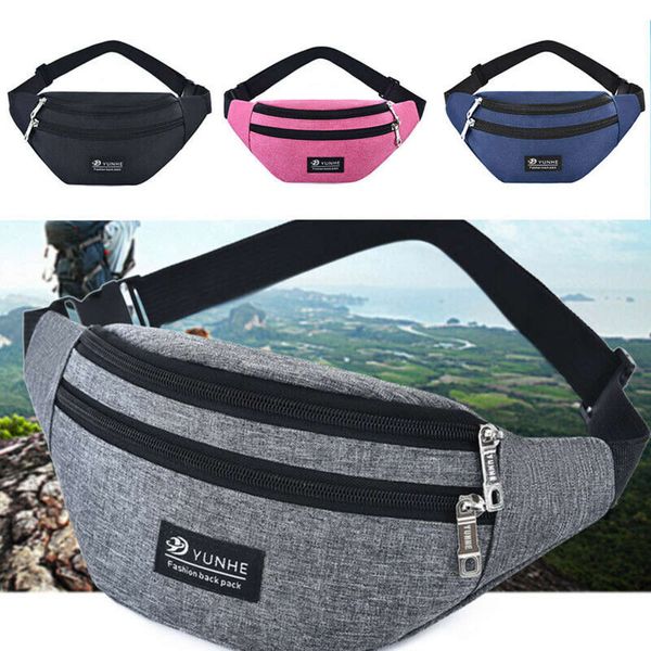 

2021 mans womens fanny pack waterproof phone pocket pouch belt waist bum bag