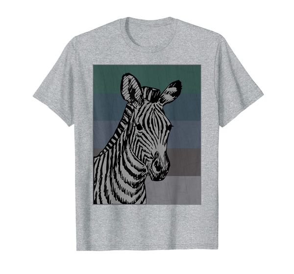

zebra print shirt safari animal gift tee t shirts, White;black