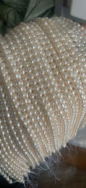 

chains pearl necklace freshwater 5mm-6mm price negotiation, Silver