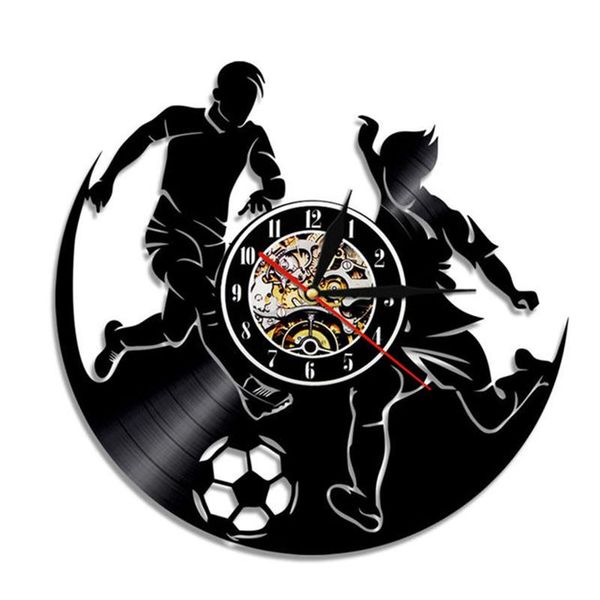 

wall clocks football clock soccer sport theme handmade art decorative inerior decor unique gift for him her