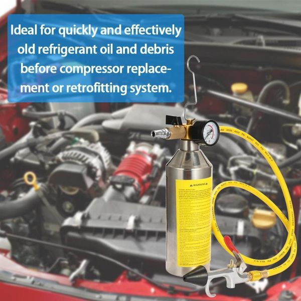 

pneumatic tools car air conditioning pipe cleaning machine refrigeration system stainless pipeline washer tool bottle
