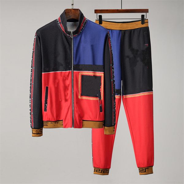 

fashion mens designer tracksuit sets mens women jackets and pants sport sweatshirt casual men zipper jogging sportswear suits, Gray