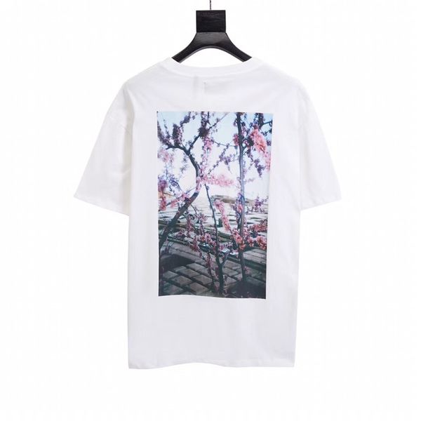 

2021 new ss boxy t shirt men wome 1:1 alta qualidade casual nevoeiro essentials t-shirts yicx, White