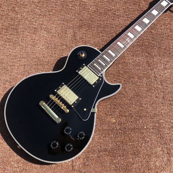 

electric guitar fingerboard,gold hardware,white binding,high quality